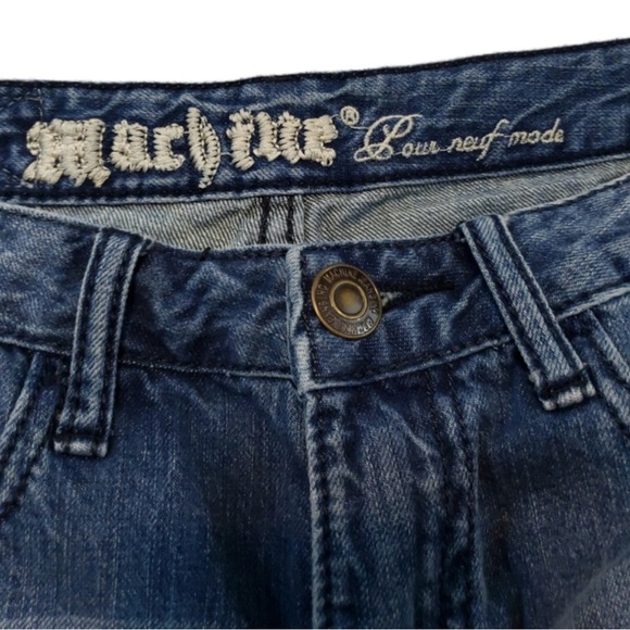 Machine Blue Denim Shorts
Cut Offs Distressed Destroyed Torn Ripped shorts - Picture 2 of 4